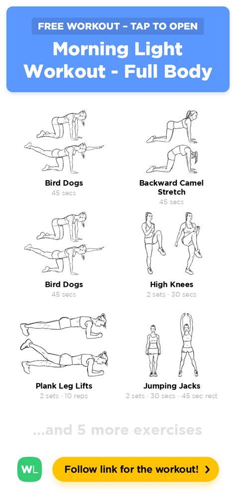 Morning Light Workout Full Body · Workoutlabs Fit Artofit