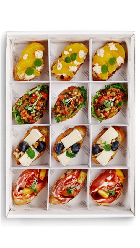 Купить сет Брускетта ассорти №3 по цене 2690 ₽ | «Сет-Фуршет»