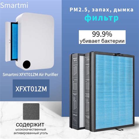 Фильтр антибактериальный для очистителя воздуха Xiaomi Smartmi XFXT01ZM ...