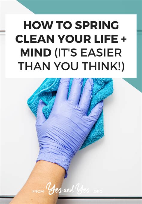 How To Spring Clean Your Life Mind