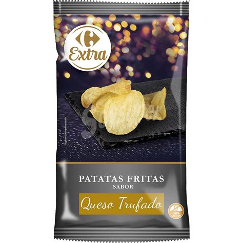 Carrefour Patatas Fritas Sabor Queso Trufado Extra Carrefour Sin Gluten