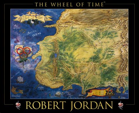 Map Of Wheel Of Time World United States Map