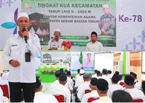 Manasik Haji Kemenag Seram Bagian Timur Wujudkan Kemandirian Jemaah