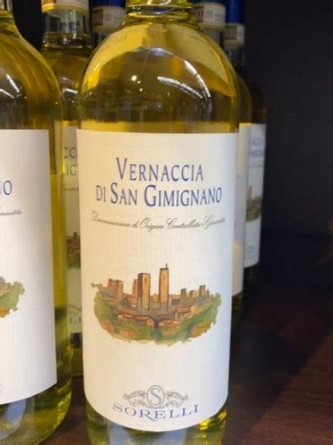 Sorelli Vernaccia Di San Gimignano Vivino Australia