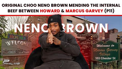 Original Choo Neno Brown Mending The Internal Beef B T Howard Marcus