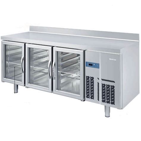 Mesa Refrigerada Con Puertas De Cristal Infrico Bmgn Cr