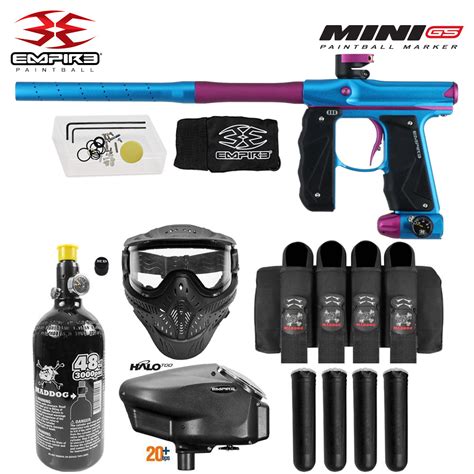 Empire Mini Gs Full Auto Paintball Gun Marker W 483000 Hpa Tank Emp