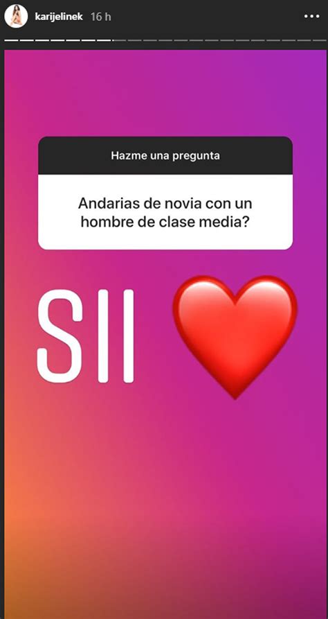 El Cuestionario S Per Hot Que Karina Jelinek Les Respondi A Sus Seguidores Infobae
