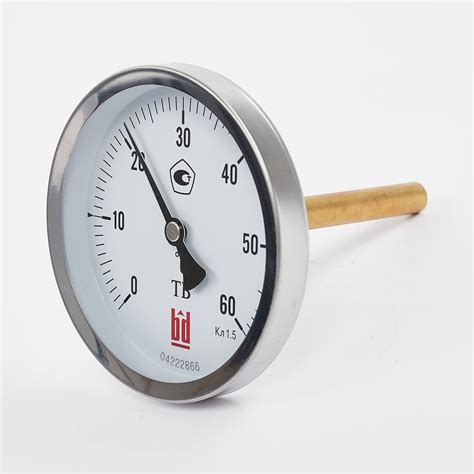 Биметаллический термометр BD ТБ 100Т/100 (0-60С), G1/2, кл. т. 1,5 ...