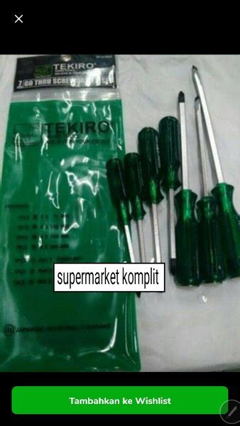 Jual Obeng Ketok Set Tekiro Pcs Go Thru Kombinasi Plus Minus Plus