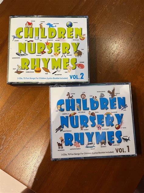 Children nursery rhymes CD, Hobbies & Toys, Music & Media, CDs & DVDs ...