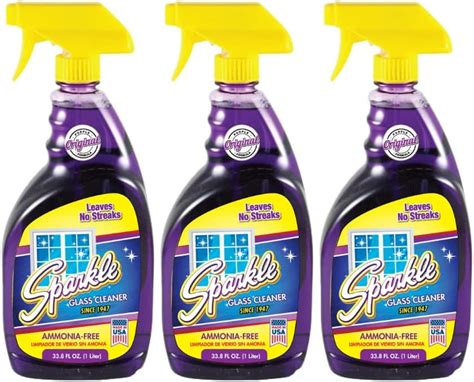 Sparkle A J Funk And Co 20515 Commercial Glass Cleaner Original Purple Formula 33 8