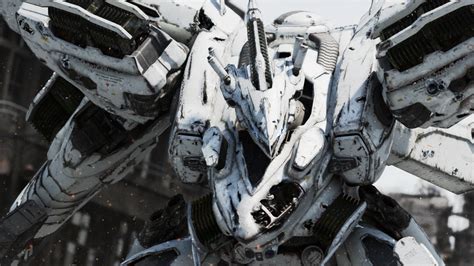 Armored Core Wallpaper White Glint