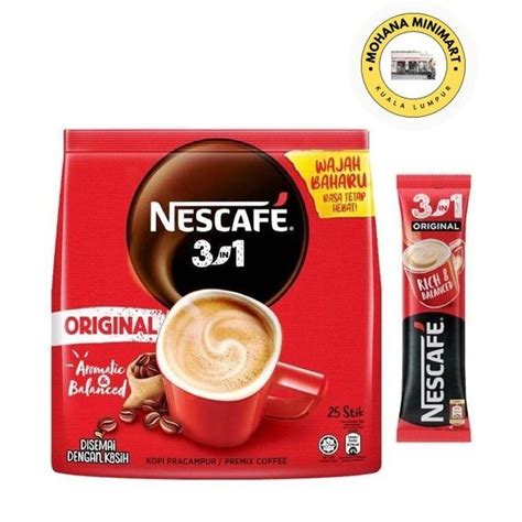 Nescafe In Original Premix Coffee G Shopee Malaysia