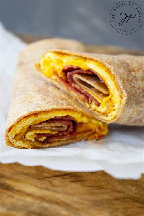 Bacon And Egg Wrap Recipe The Gracious Pantry Breakfast Wraps