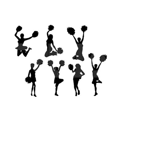 Cheerleader SVG, Cheer Svg, Cute cheer, cheerleader Silhouet - Inspire ...