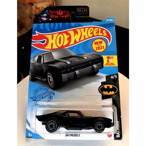 HOT WHEELS BATMOBILE 2021 GLOSSY BLACK US CARD Shopee Malaysia