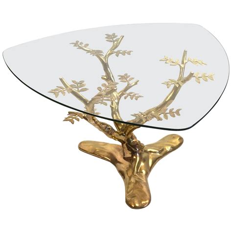 Elegant Bonsai Tree Coffee Table By Willy Daro Belgium 1970s At 1stDibs