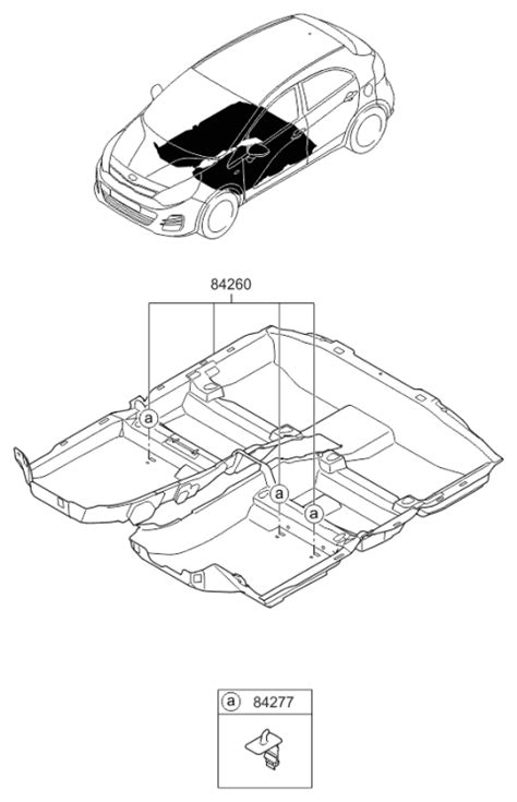 Covering Floor Kia Rio