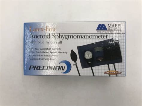 Mabis 09 141 011 Adult Aneroid Sphygmomanometer With Blue Nylon Cuff