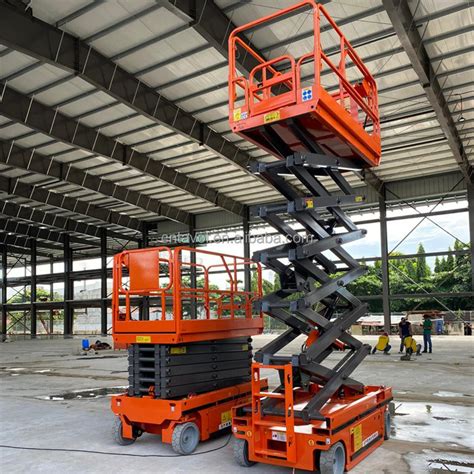 Electric Scissor Lift 6m 8m 10m 12m 14m Battery Powered Self Propelled