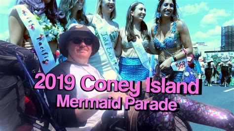 Riding In The Coney Island Mermaid Parade Youtube