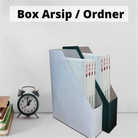 Box Tempat File Dokumen Majalah Ordner Rak Dokumen Tempat Box