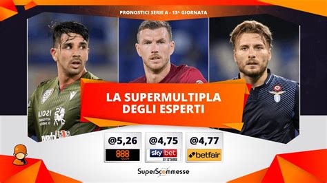 PRONOSTICI SERIE A 13 GIORNATA LA SCHEDINA CALCIO VINCENTE DEGLI