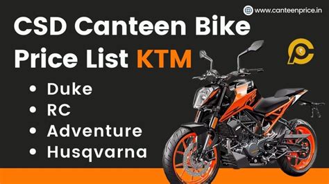 CSD Canteen Bajaj Bike Price List 2025 Starting At Rs 57579 CanteenPrice