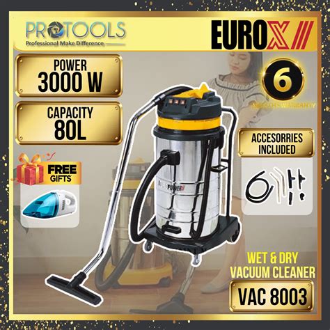 Eurox Vac Industrial Wet Dry Vacuum Cleaner W L Motor Foc