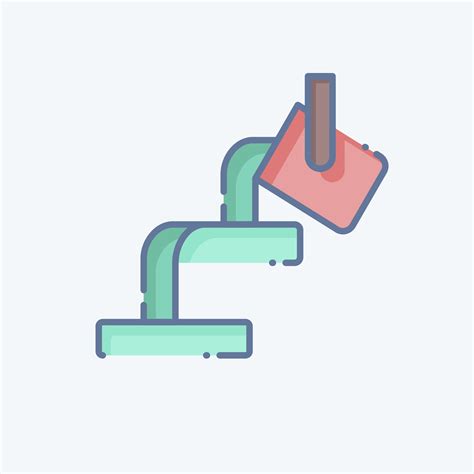 Icon Melted Related To Mining Symbol Doodle Style Simple Design