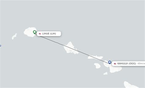 Direct Non Stop Flights From Kauai Island To Kahului Schedules