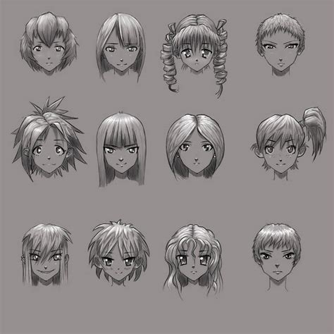 Face variations sketching by JBMDoolio on DeviantArt