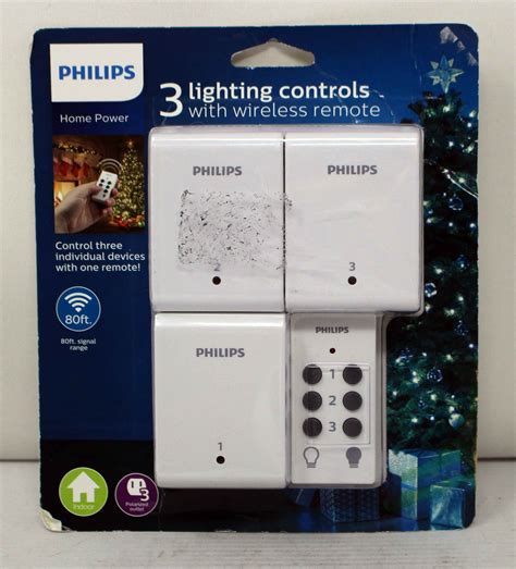 Philips Indoor Lighting Control with Wireless Remote Switch, 3 Receivers - Walmart.com