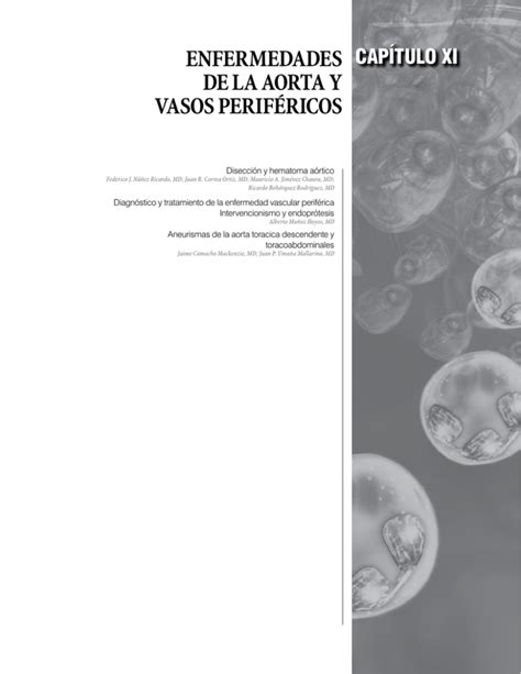 enfermedades de la aorta y vasos periféricos