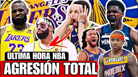 🚨 Vaya VergÜenza 😱 Lakers Vs Warriors 💥 Lebron Curry Edwards