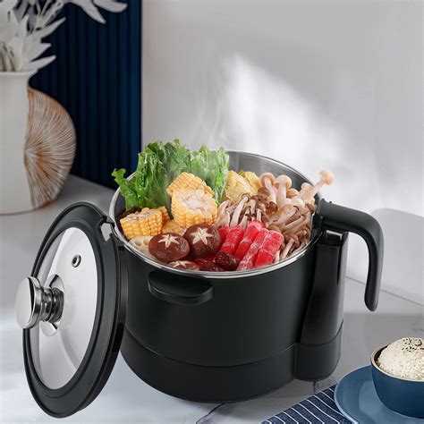 Miumaeov 3L Premium Smart Lifting Electric Hot Pot Multi Functional Stainless Steel Hot Pot