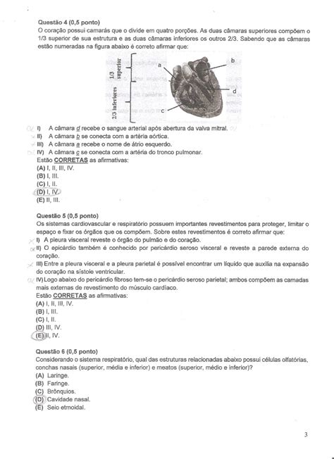 Prova De Anatomia Unip LIBRAIN