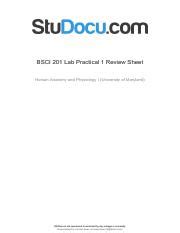BSCI 201 Lab Practical 1 Review Sheet.pdf - lOMoARcPSD|7547981 BSCI 201 ... 