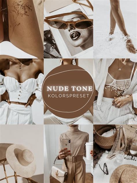 Nude Tones Lightroom Presets For Mobile And Desktop Neutral Dark Brown Vsco Skintone