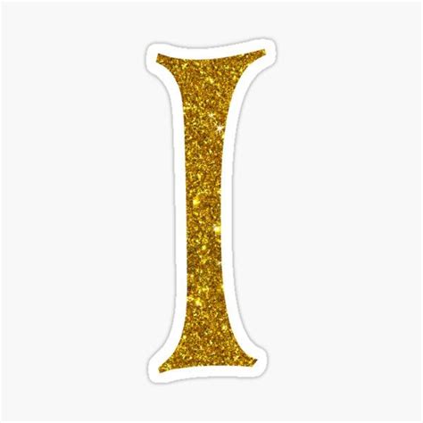 Letter I Glitter Stickers For Sale Glitter Stickers Initials Sticker