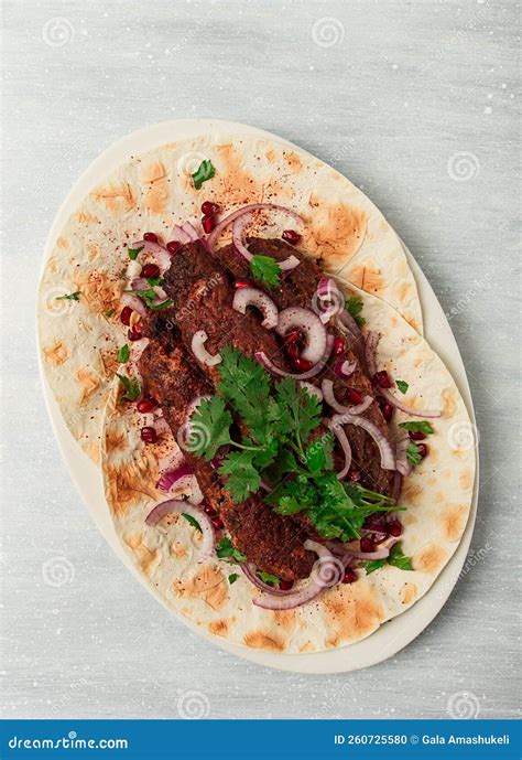 Sumac Kebab Kofta And Taouk Plate Royalty Free Stock Photo