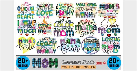 Mom Sublimation Bundle Bundle · Creative Fabrica