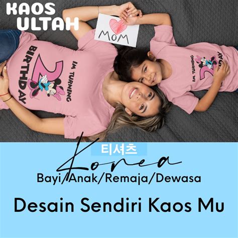 Jual Kaos Ulang Tahun Keluarga Custom Gambar Ulang Tahun Naked Free