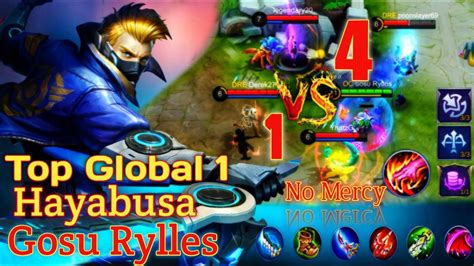 Top Global 1 Hayabusa Aggressive Gameplay No Mercy To Enemies Gosu