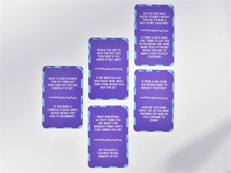 Bedroom Banter Sex Cards Sex Game Conversation Prompts For Adults