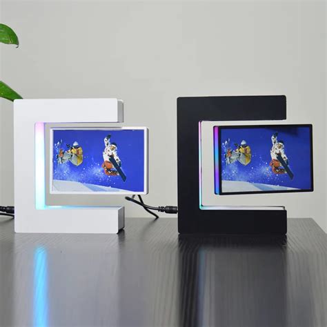 Левитирующая фоторамка Night Light черный | AliExpress