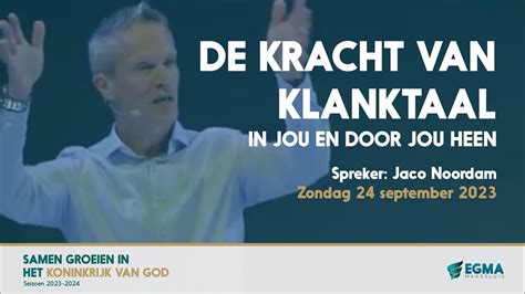 De Kracht Van Klanktaal In Jou En Door Jou Heen 24 September 2023