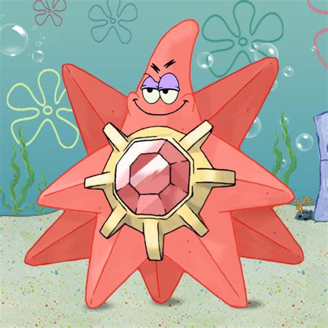 Patrick Starmie Pokefication Pokefied Characters Know Your Meme