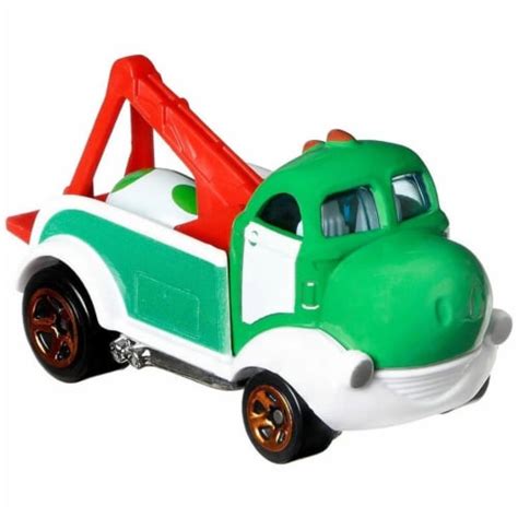 Hot Wheels Super Mario Character Cars Pk Luigi Peach Yoshi Bowser Nintendo Mattel Unit